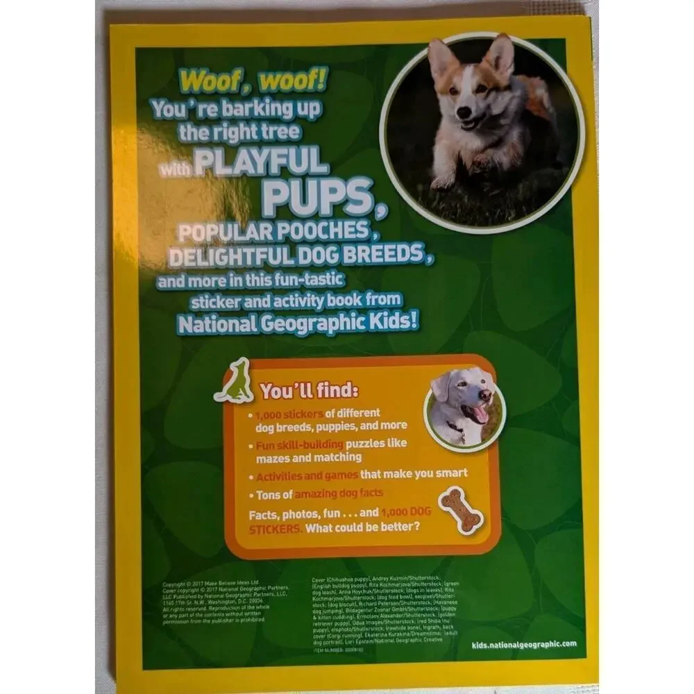 National Geographic Kids Dogs Sticker Activity Book (NG Sticker Activity Books)